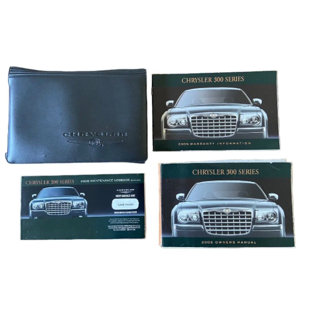 Chrysler 300 Log Book Service Manuel and Warranty Book with Case oem 2005